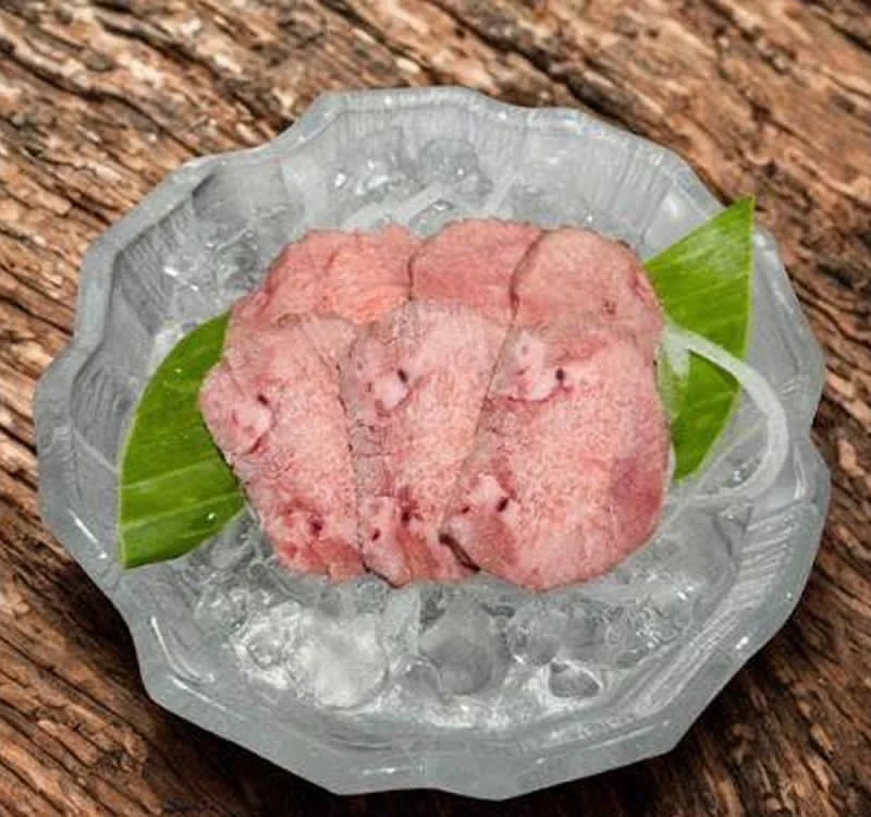 Toro tongue sashimi